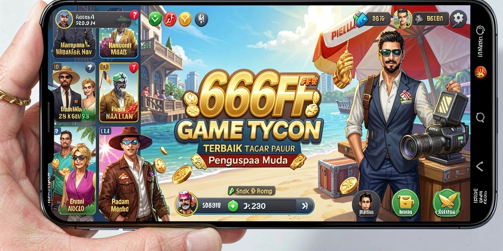 Tampilan gameplay 666FF yang menarik dan mendidik di dunia Tycoon.