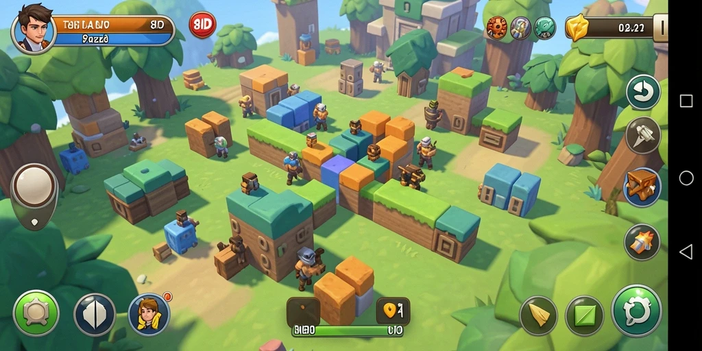 Screenshot 8ID menampilkan gameplay puzzle yang menarik dan menantang.