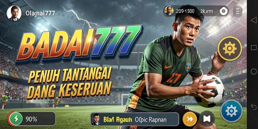Tampilan gameplay seru dan kompetitif dari BADAI777.