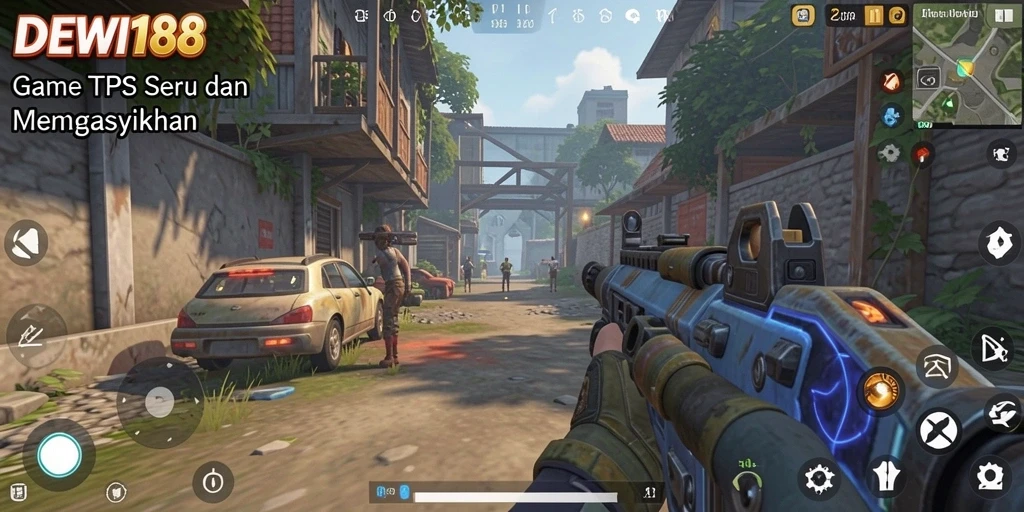 Tampilan aksi seru dalam gameplay DEWI188 yang menegangkan.