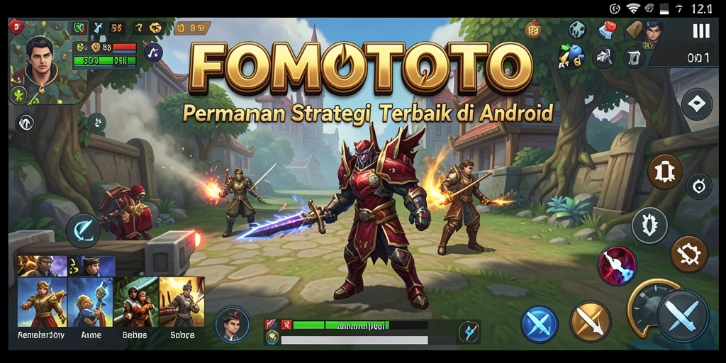 Tampilan gameplay FOMOTOTO dengan strategi mendalam yang menantang.