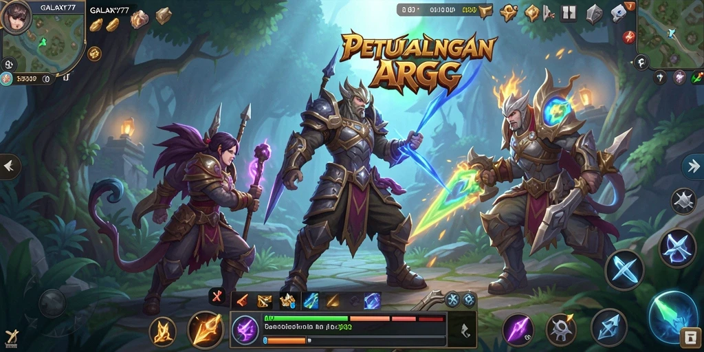 Tampilan menarik dari gameplay seru GALAXY77 yang mendebarkan.