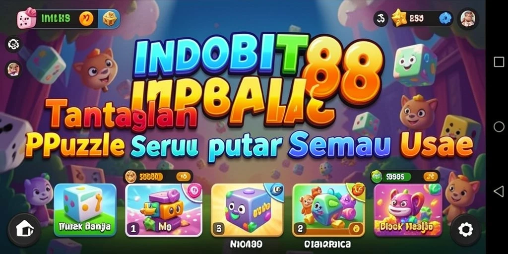 Tampilan gameplay puzzle yang menantang dan menarik.