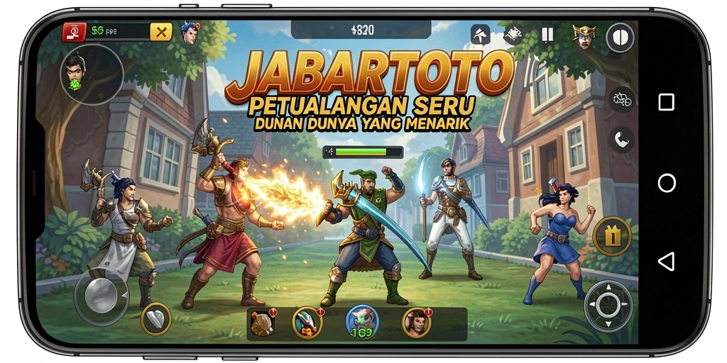 Tampilan gameplay JABARTOTO dalam menjelajahi dunia petualangan.