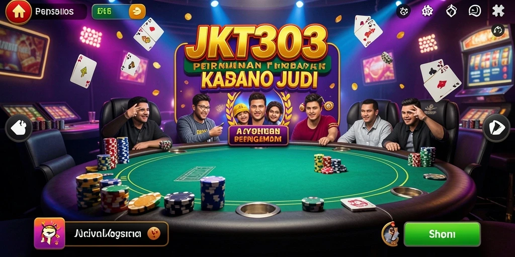 Screenshot JKT303 menampilkan gameplay Kasino yang seru dan interaktif.