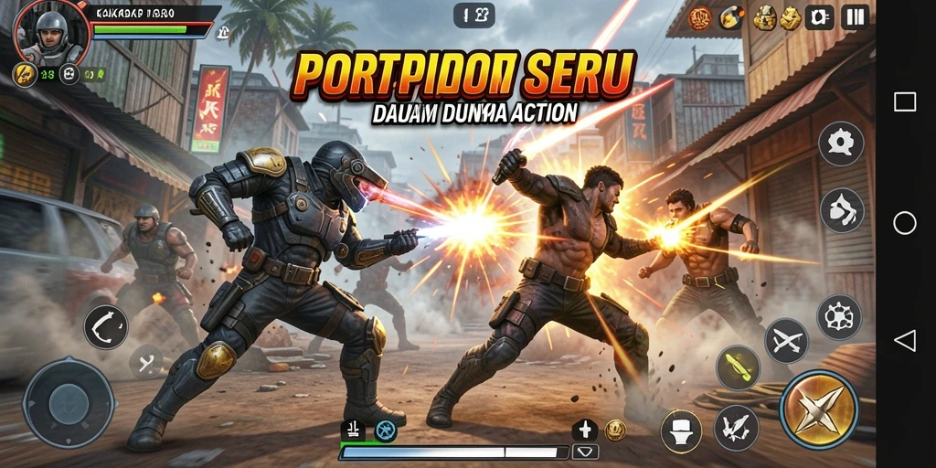 Tampilan menarik dari gameplay KAKRP yang penuh aksi seru.