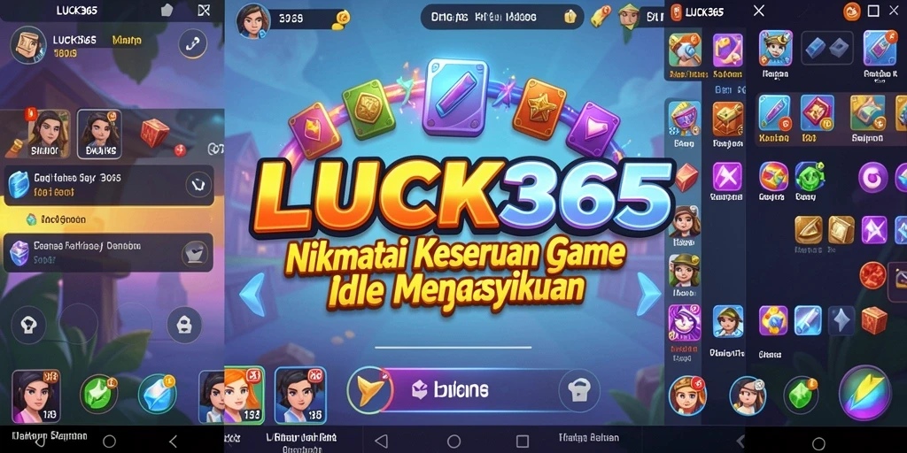 Tampilan gameplay LUCK365 yang menarik dan penuh warna.