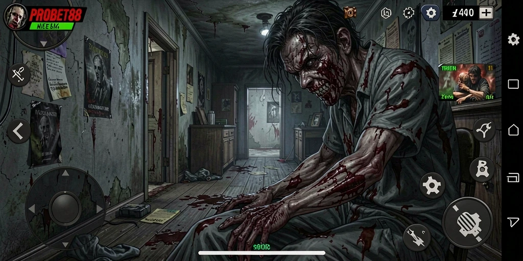 Tangkapan layar dari gameplay menegangkan dalam PROBET88.