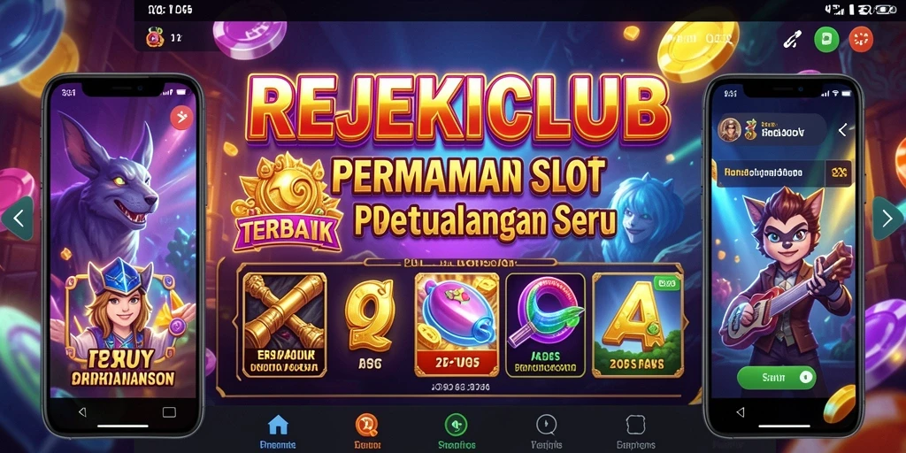 Tampilan menarik dari gameplay Slot REJEKICLUB yang mendebarkan.