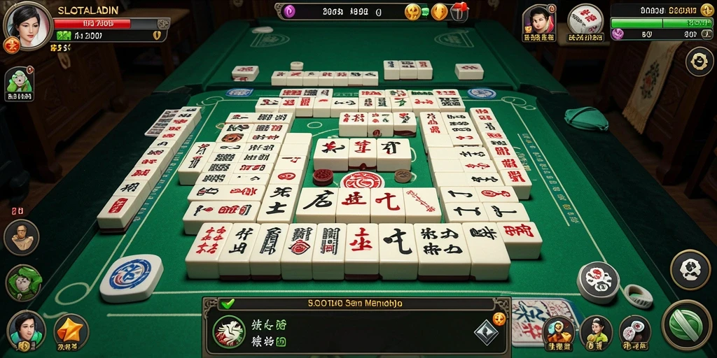 Tampilan gameplay seru dari SLOTALADIN dengan desain menarik.