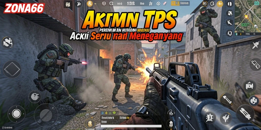 Gameplay seru ZONA66 dengan grafis menawan.
